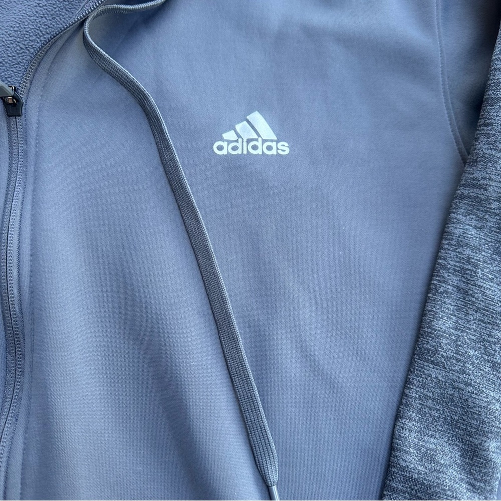 Men’s ADIDAS zip up hoodie 2XL - Picture 5 of 8